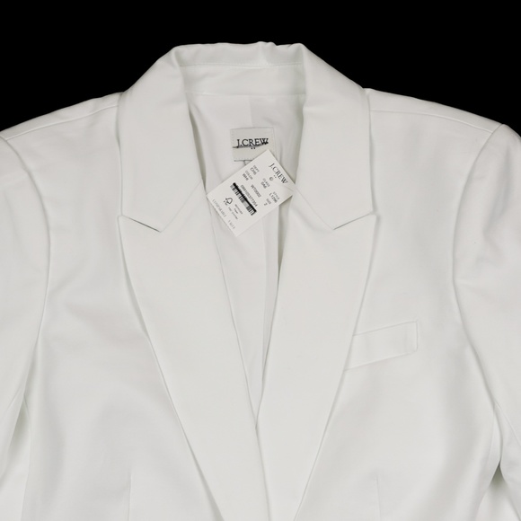 New JCREW Cotton Work Blazer in White - Picture 4 of 5